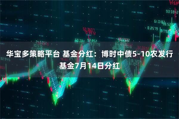 华宝多策略平台 基金分红:博时中债5-10农发行基金7月14日分红